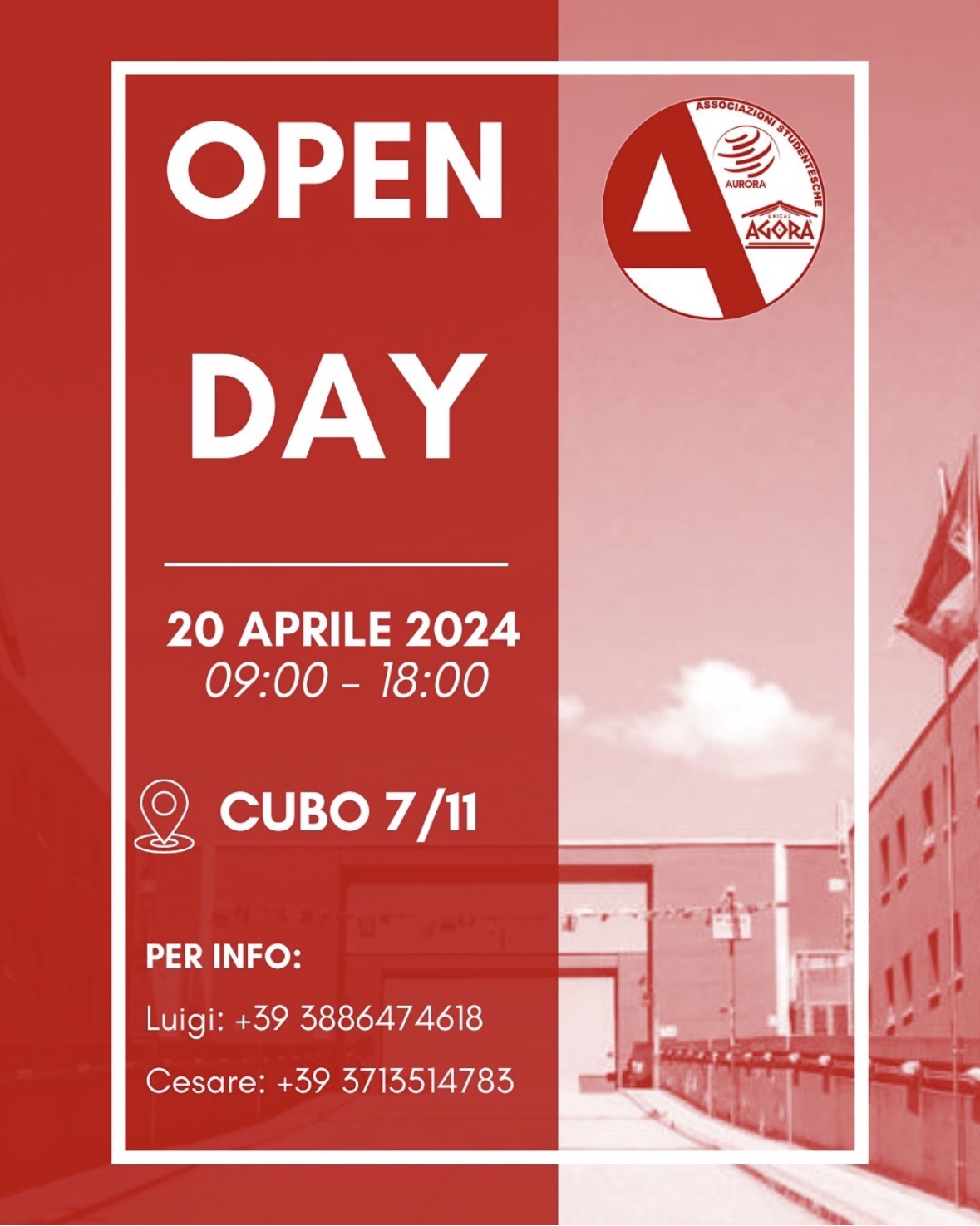 Locandina Open Day 2024