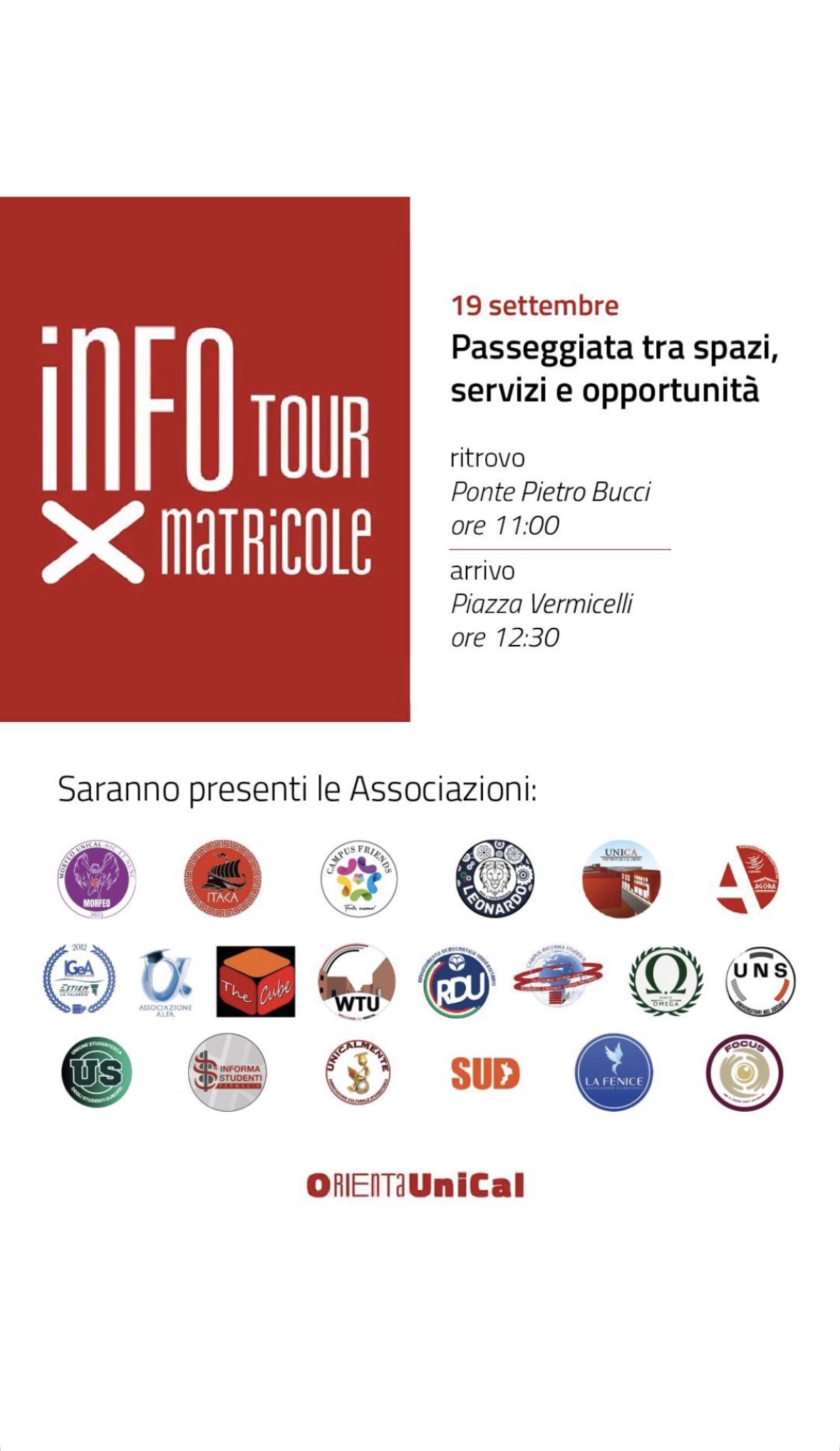 Locandina Info Tour Matricole